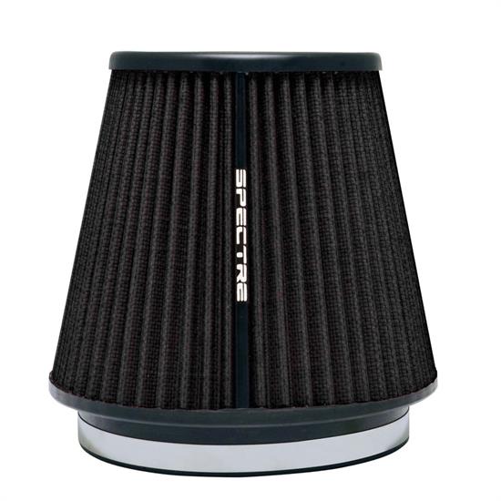 Spectre HPR9892K Conical Filter, Black, 7in Tall, Tapered Conical