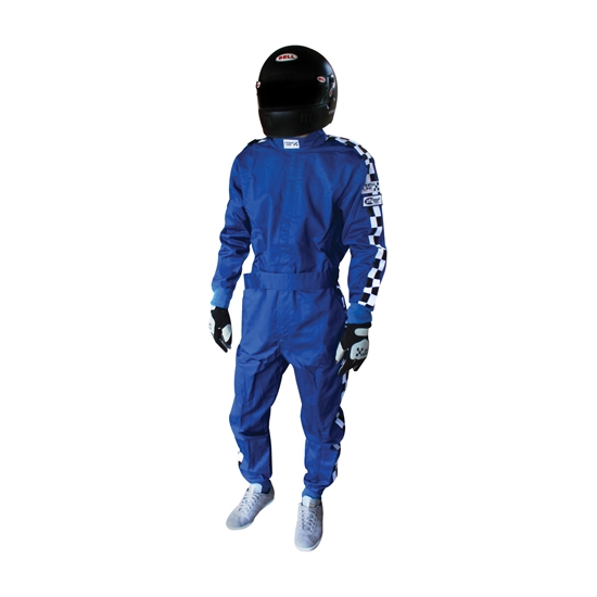 Finishline SFI-1 Qualifier 1-Piece Racing Suit, Blue XL