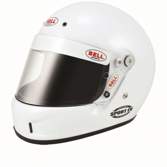 Bell Sport EV SA2015 Racing Helmet, White, Size XLarge