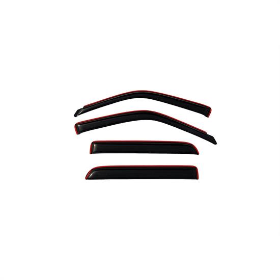 AVS 194949 Ventvisor In-Channel Deflector 4pc, F-150/Blackwood