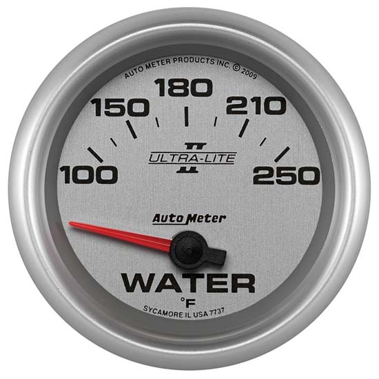 Auto Meter 7737 Ultra-Lite II Air-Core Water Temperature Gauge