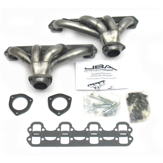 JBA 1615S Shorty Header, SS, SBF 289/302/351