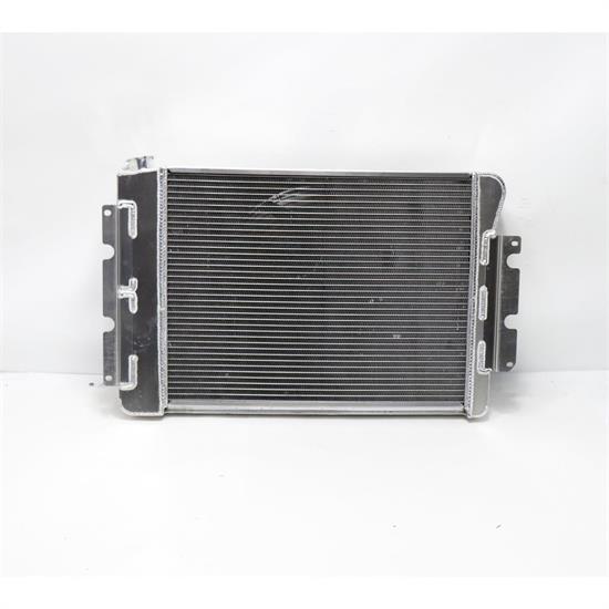 AFCO 28 x 18-3/8 Radiator, Single Fan & Trans Cooler All Satin