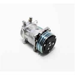 Vintage Air 04808-VUA Double V Groove Pulley Air Compressor, Stan