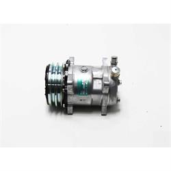 Vintage Air 04808-VUA Double V Groove Pulley Air Compressor, Stan