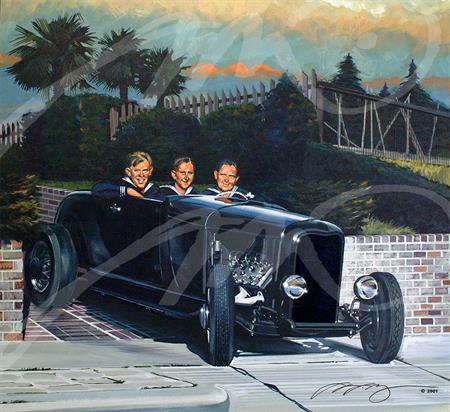Automotive Art in the Museum of American Speed