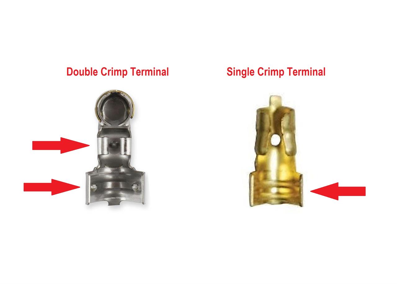 Single Versus Double Crimp Spark Plug Wire Terminals