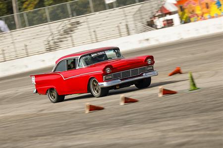 Joustra Ford Fairlane Break 30 Cm - Voiture Américaine à Friction - Tôle - Vintage France