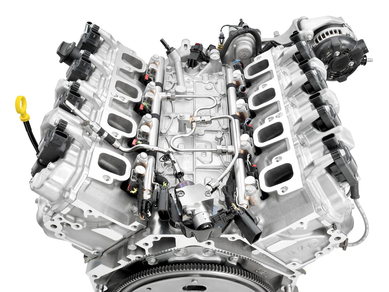 GM Gen V LT Engine Valley Cover, High Pressure Fuel Pump, and High Pressure Fuel Lines