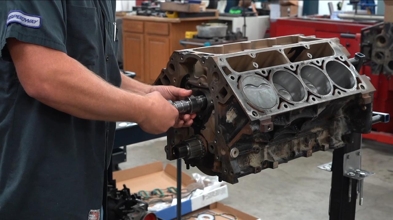 GM Gen 3 LS Engine Block Camshaft Installation