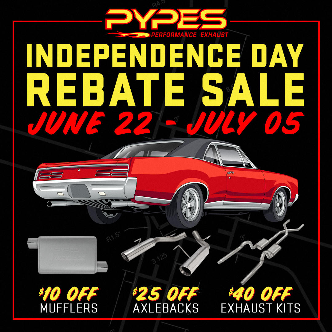 PypesIndependenceRebate$40OffSelectParts