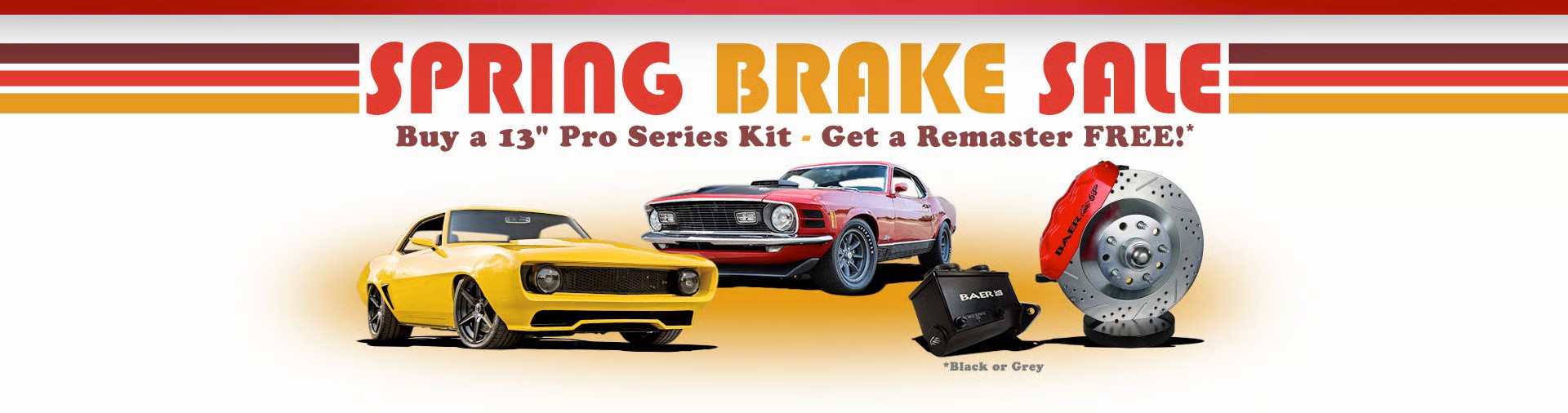 Baer Spring Brake Sale Banner