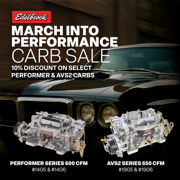 Edelbrock 1906 AVS2 650 CFM 4-Barrel Carburetor – Electric Choke – Square Bore