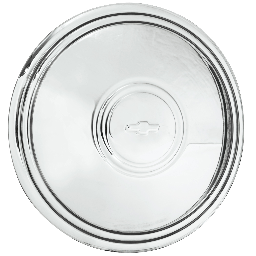 Wheel Vintiques 1001C Chevy Bowtie Police Cap Chrome 75in ID