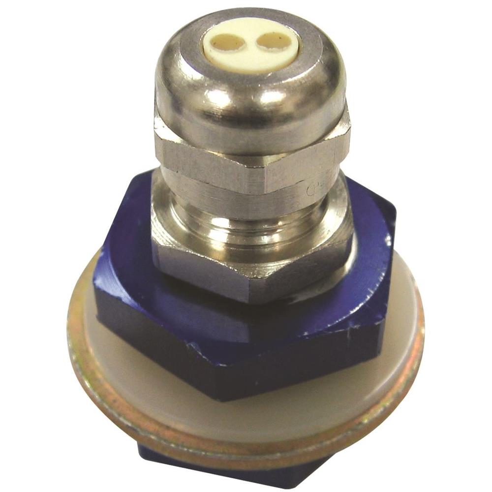 ATL Fuel Cells CFD505 2Wire Aluminum WireThru Bulkhead Fitting