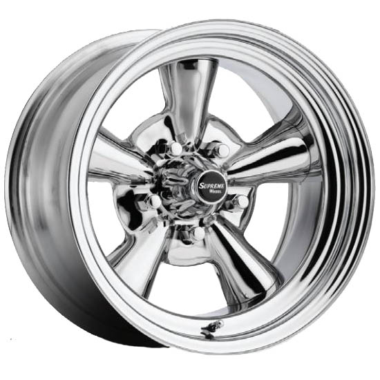 Allied Wheel 6746099 Supreme 14 x 6 Wheel, 5x4.5/5x4.75/5x5 - 14x6