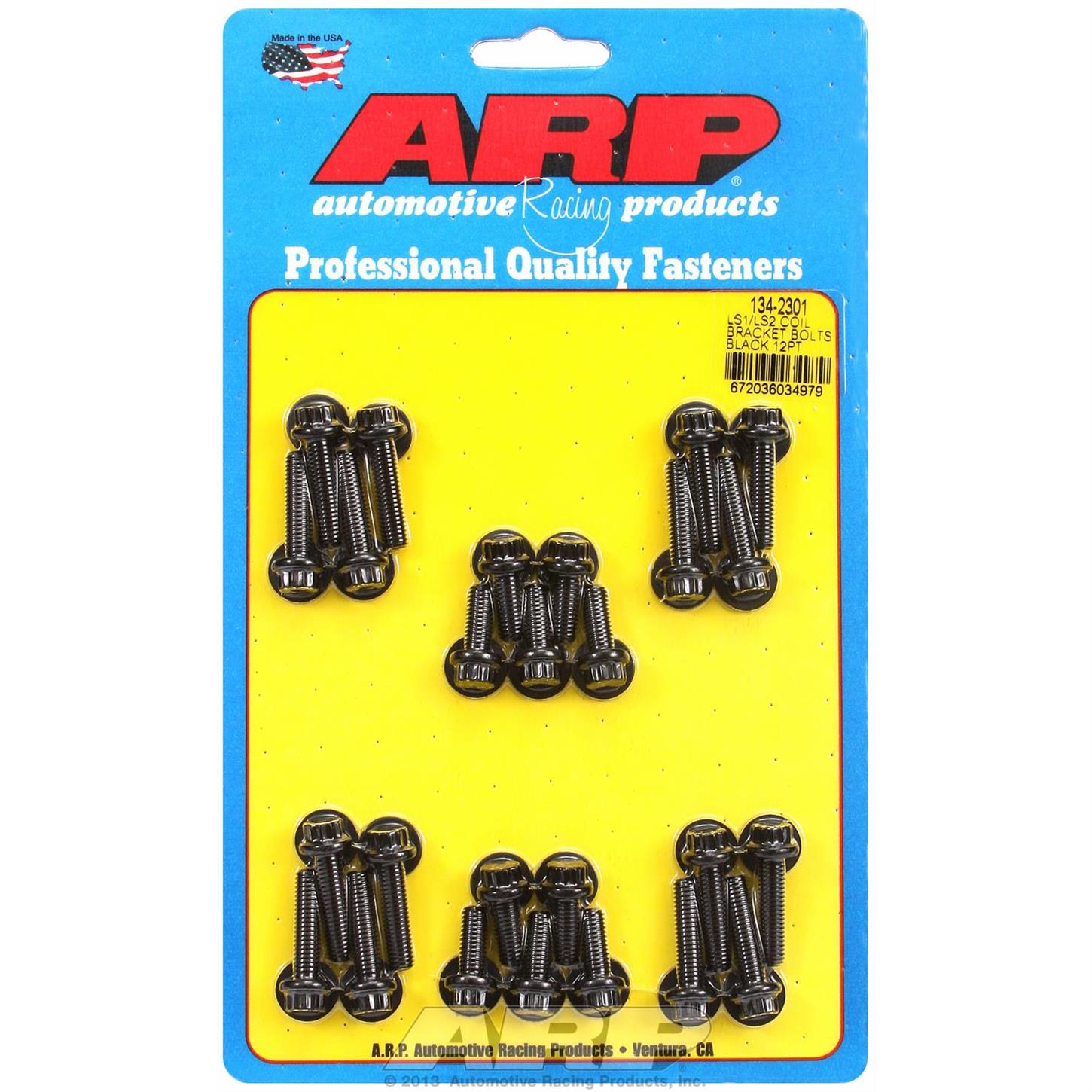 ARP 134-2301 LS1 LS2 Coil Bracket Bolt Kit – 12-Point Bolt Set For GM Performance Engines