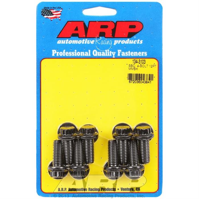 ARP 1343103 Motor Mount Bolt Kit 8pc., Chevy LS Engine, 12pt