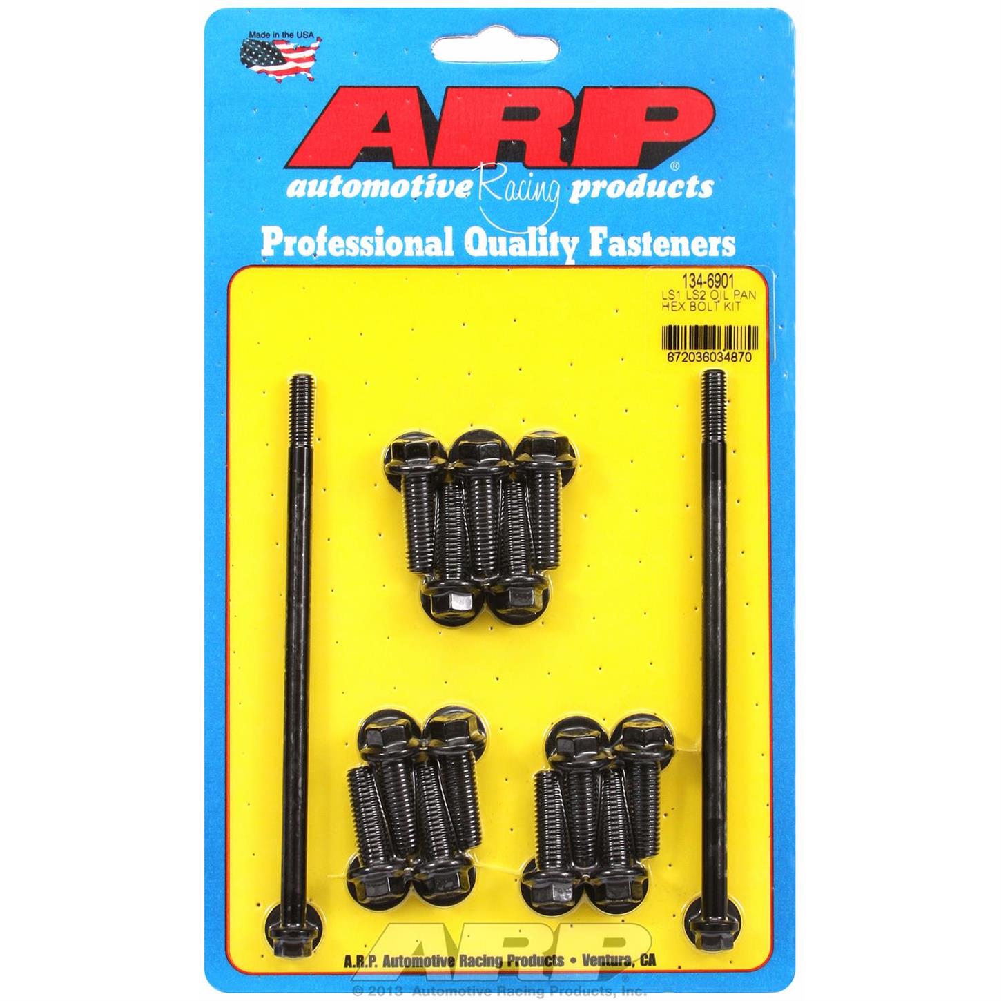 134-6901 6-Point Oil Pan Bolt Kit for Small Block Chevrolet LS1 & LS2