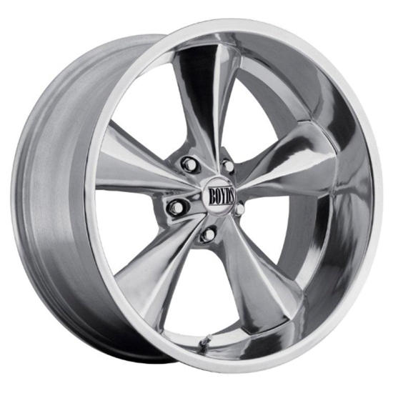 Boyd Coddington Wheels BC1-776540P 17x7 Polished Wheel, 5x4.5