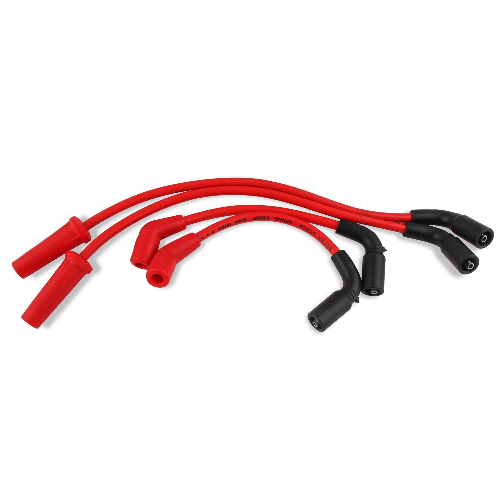 Accel 171117-R Custom Wire Set, 2018-Up Harley Softail, 8mm, Red