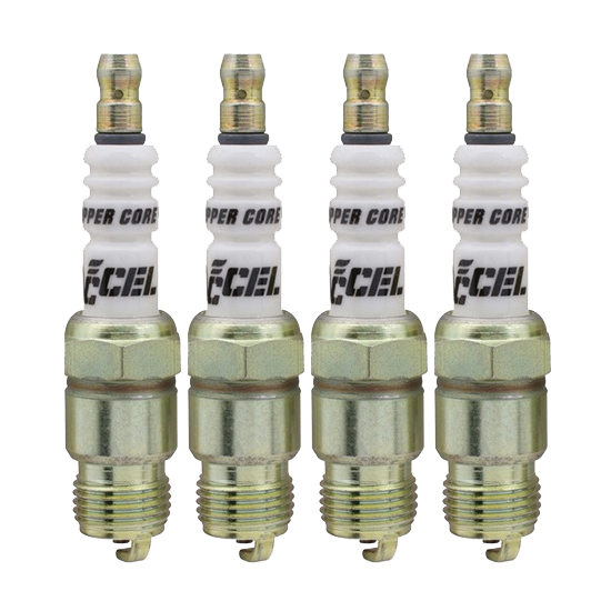 Accel 05664 14mm Spark Plug 5/8" Hex 0.460 Reach Tapered4/pk
