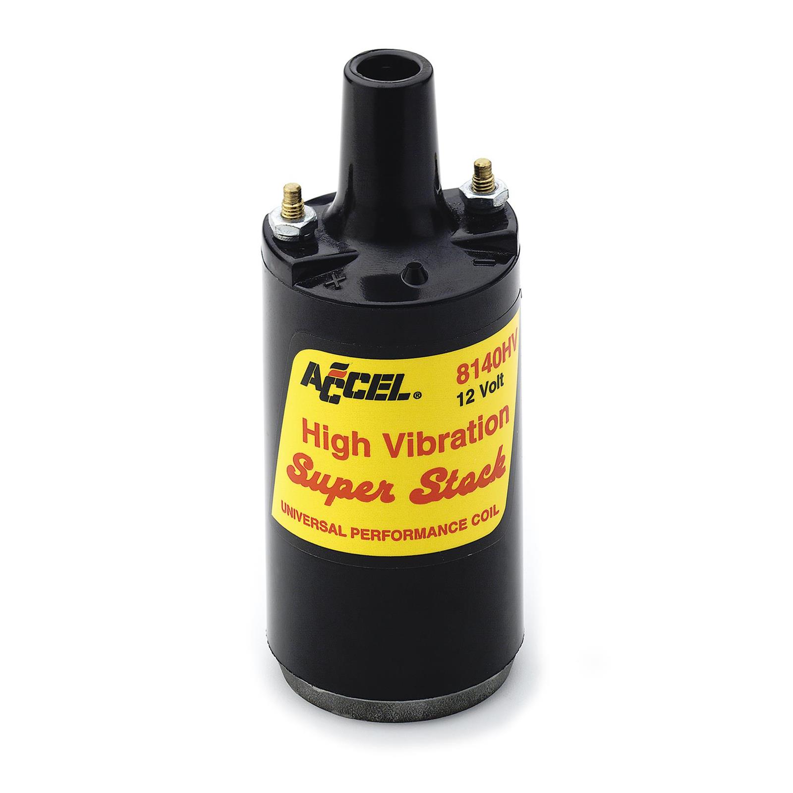 ACCEL 8140HV Ignition Coil, SuperStock, High Vibration, Canister Style