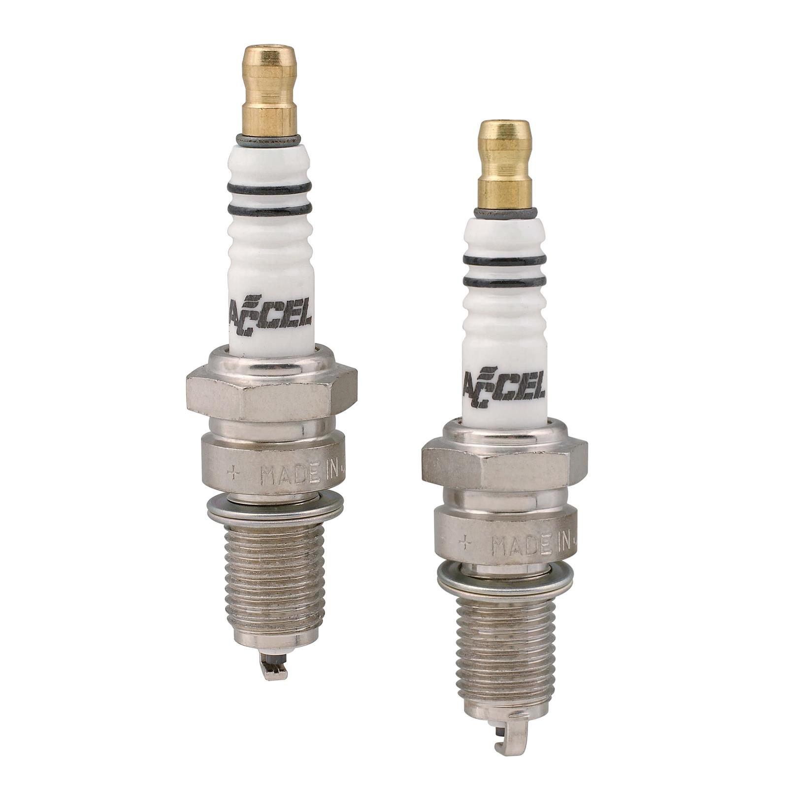 Accel Y2418P Spark Plugs, Platinum, Twin Cam, .040 Gap, 2 Pack