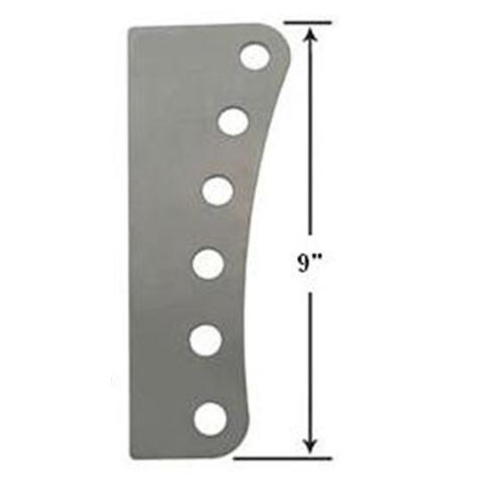 AFCO 6-Hole Steel Mounting Bracket, 5/8 Inch Holes