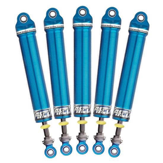 AFCO Edge Dirt Late Model Slick Track 5 Shock Package