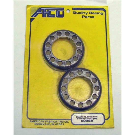 Garage Sale AFCO 9 Inch Ford Bearing Adjuster Nuts
