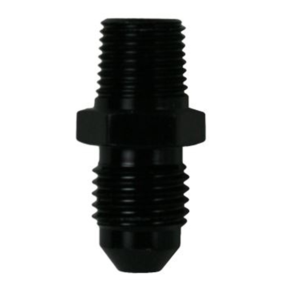 Afco 6680004 Aluminum Straight Brake Fitting, 1/8 Inch NPT Male, 4 AN