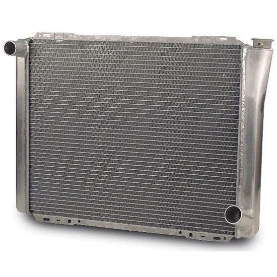 UNIVERSAL RADIATOR CHEVROLET,GM CROSS FLOW SHROUD /& 12/" HIGH CFM FANS 31/" X 19/"