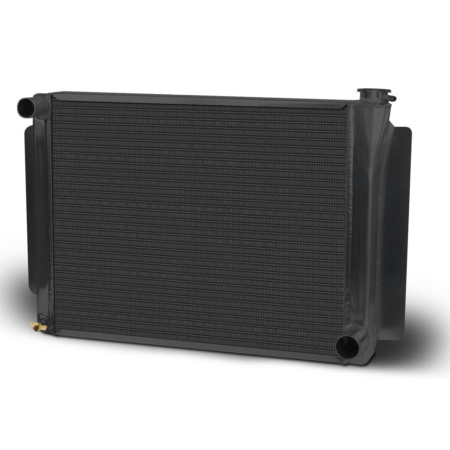 AFCO 80103NPB Black GM Performance Aluminum Radiator-26.75 x 18.5 Inch