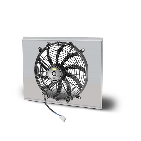 AFCO 80110FSOS Custom Radiator Cooling Fan Shroud, Satin