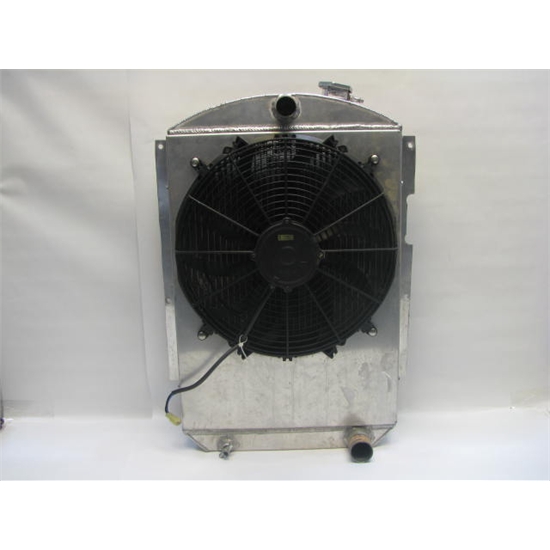 Garage Sale 1938 Ford Aluminum Radiator w/Fan & Shroud