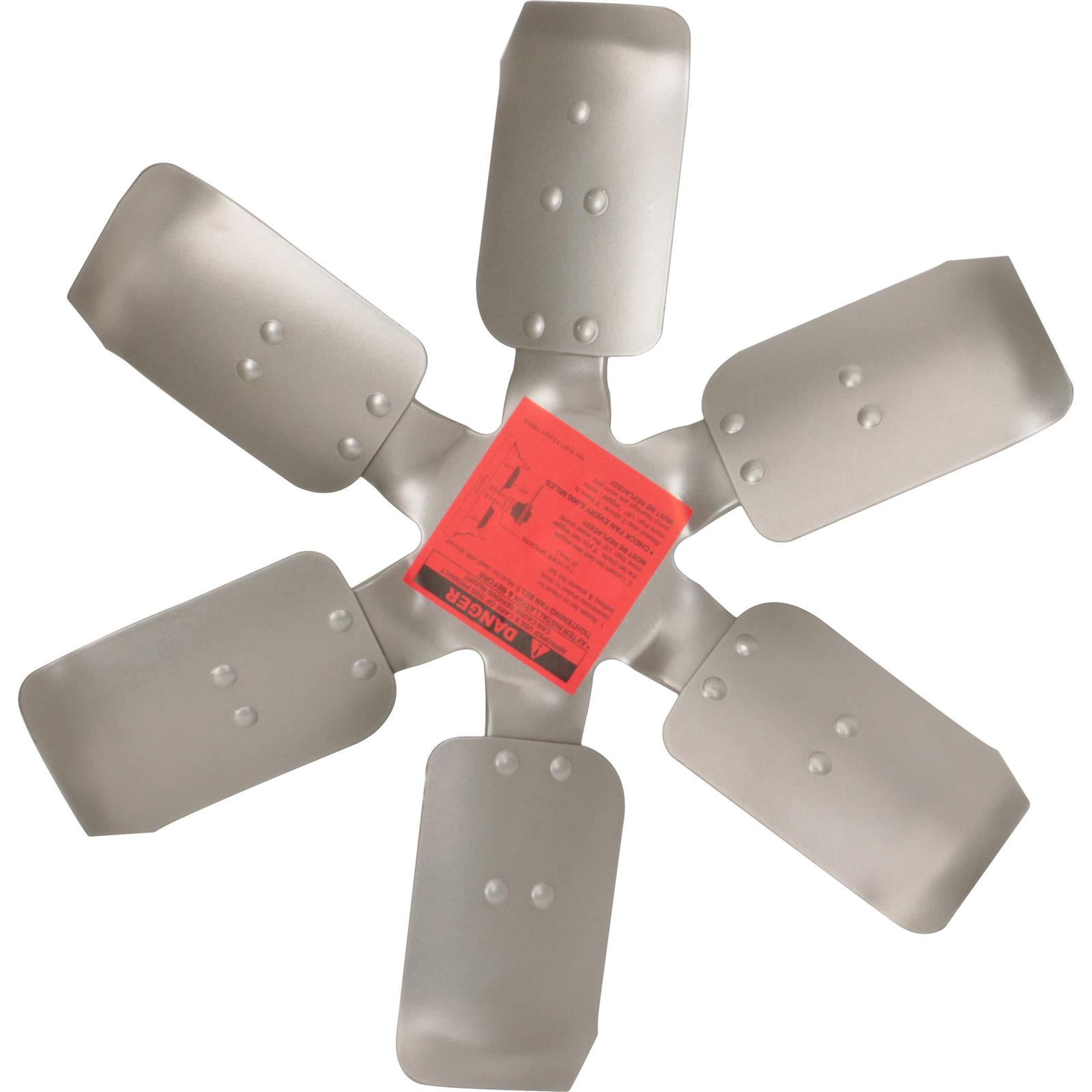 AFCO 80181 HD Six Blade Cooling Fan, 17 Inch Steel