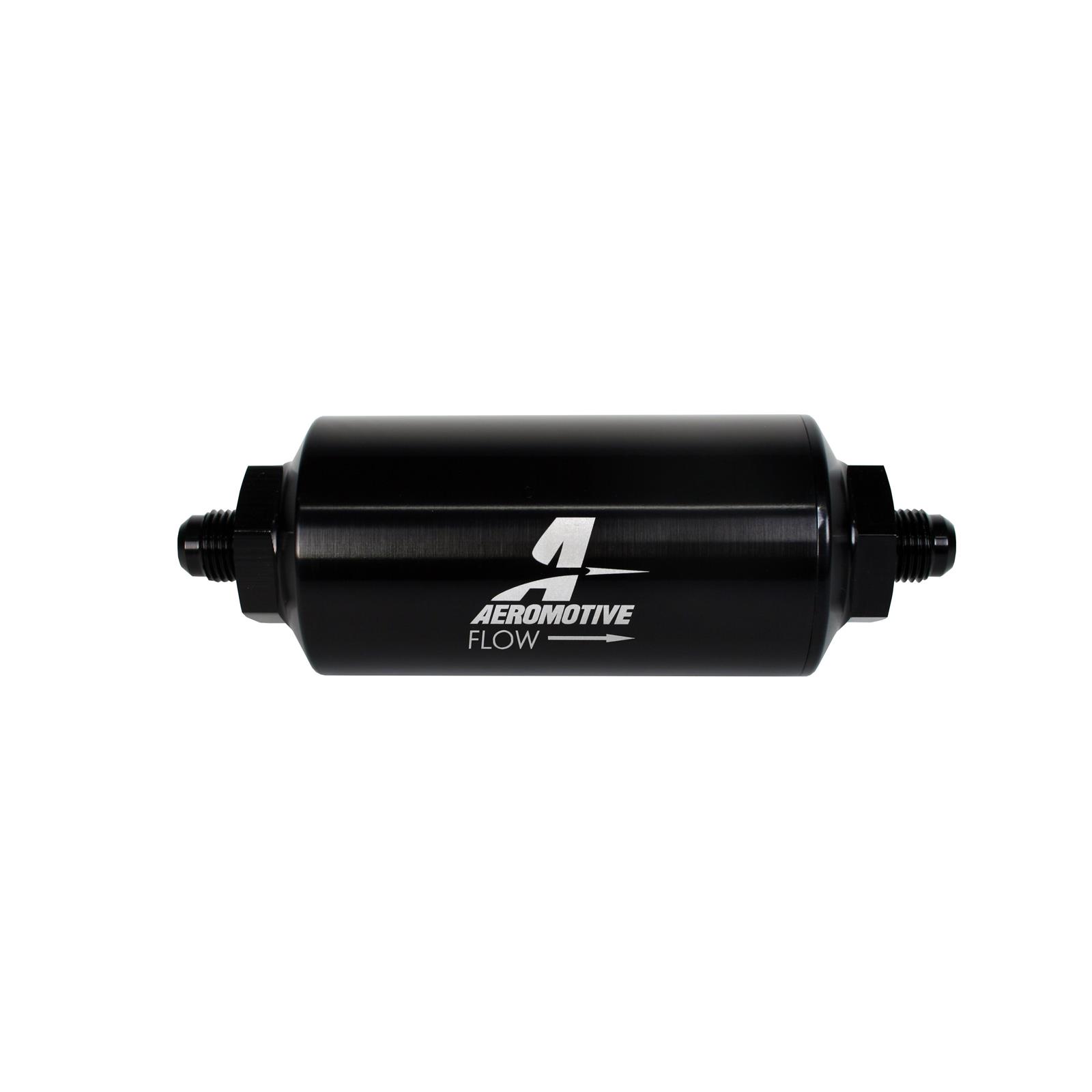 Aeromotive 12345 10-Micron Microglass Inline Fuel Filter, -6 AN