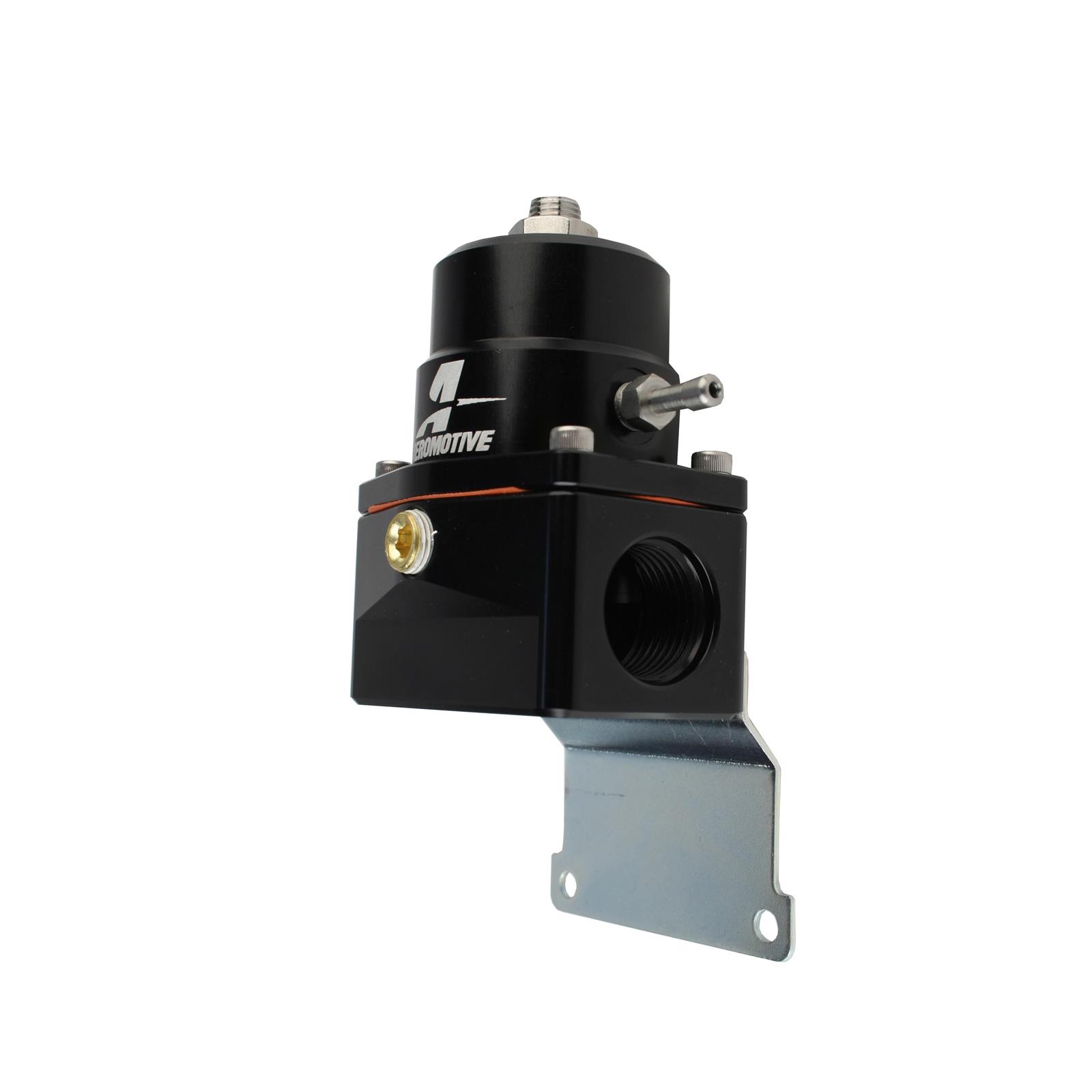 AFS13128 2 x 10AN Inlets Adjustable EFI Regulator with 6 Return - Black
