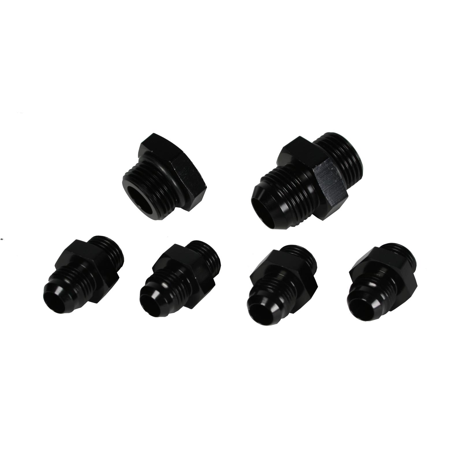 Aeromotive 15202 A4 Fuel Regulator Fitting Kit, 6/10AN Fittings