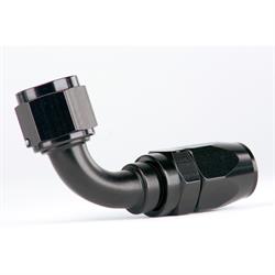 Aeromotive Fuel Hose Fitting 15663; Reusable Swivel Black Anodized