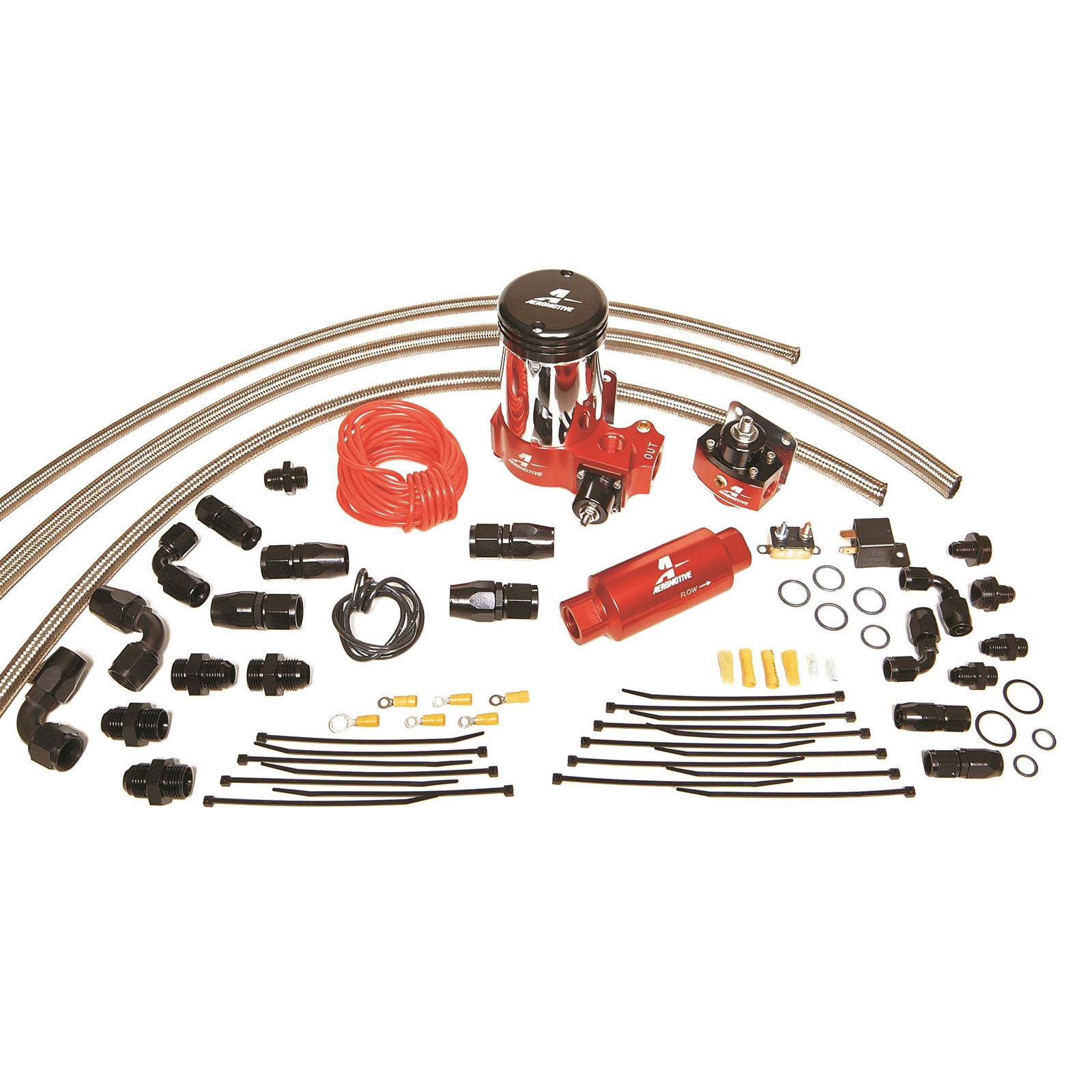 Aeromotive 17203 A2000 Drag Race Fuel Pump System, Single Carb