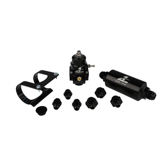 Aeromotive 17352 Stealth EFI Throttle Body Conversion Rail Kit