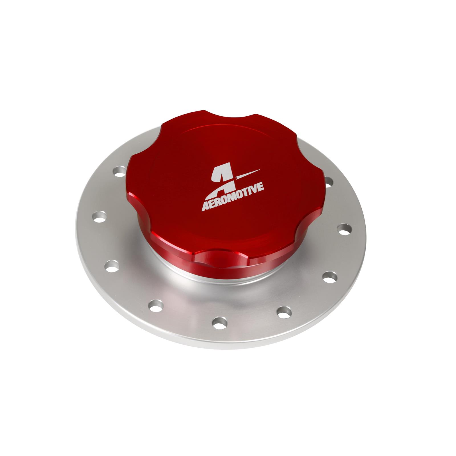Aeromotive 18707 ScrewOn Fuel Tank Cap, 3 Inch, Flanged, 12Bolt