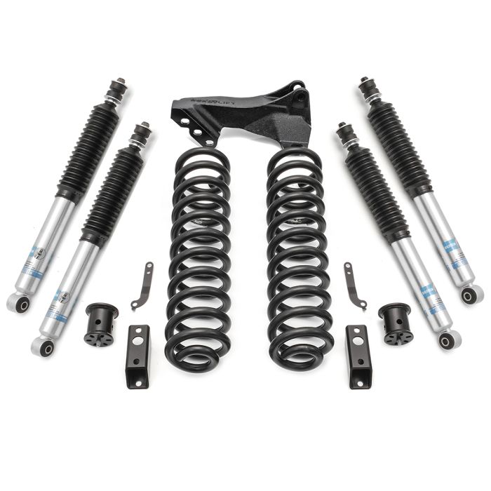 2.5IN COIL SPRING FRONT LIFT KIT W/BILSTEIN SHOCKS AND TRACK BAR BRACK