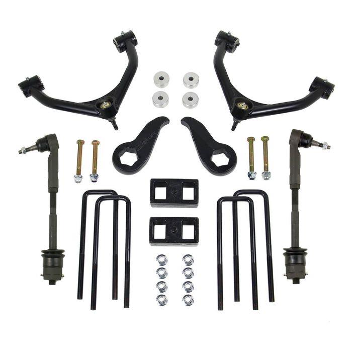 3.5IN SST LIFT KIT FRONT W/1.0IN REAR W/UPPER CONTROL ARMS W/O SHOCKS 11-19 CHEVY/GMC 2500/3500HD