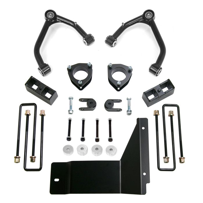 4IN SST LIFT KIT FRONT W/3IN REAR BLOCKS W/UPPER CONTROL ARMS W/O SHOCKS 07-13 CHEVY/GMC 1500 4WD