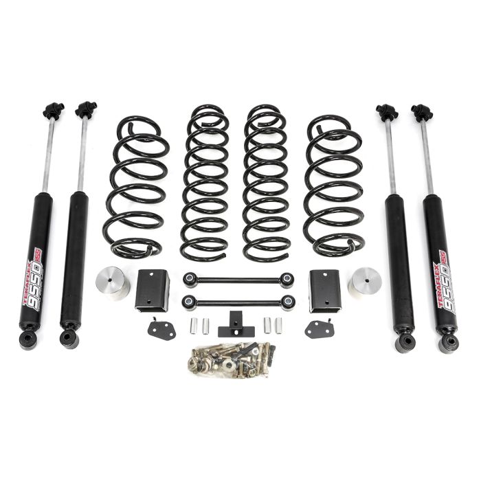 COIL SPRING LIFT KIT W/TERAFLEX 9550 SHOCKS 18-C JEEP JL WRANGLER 4WD
