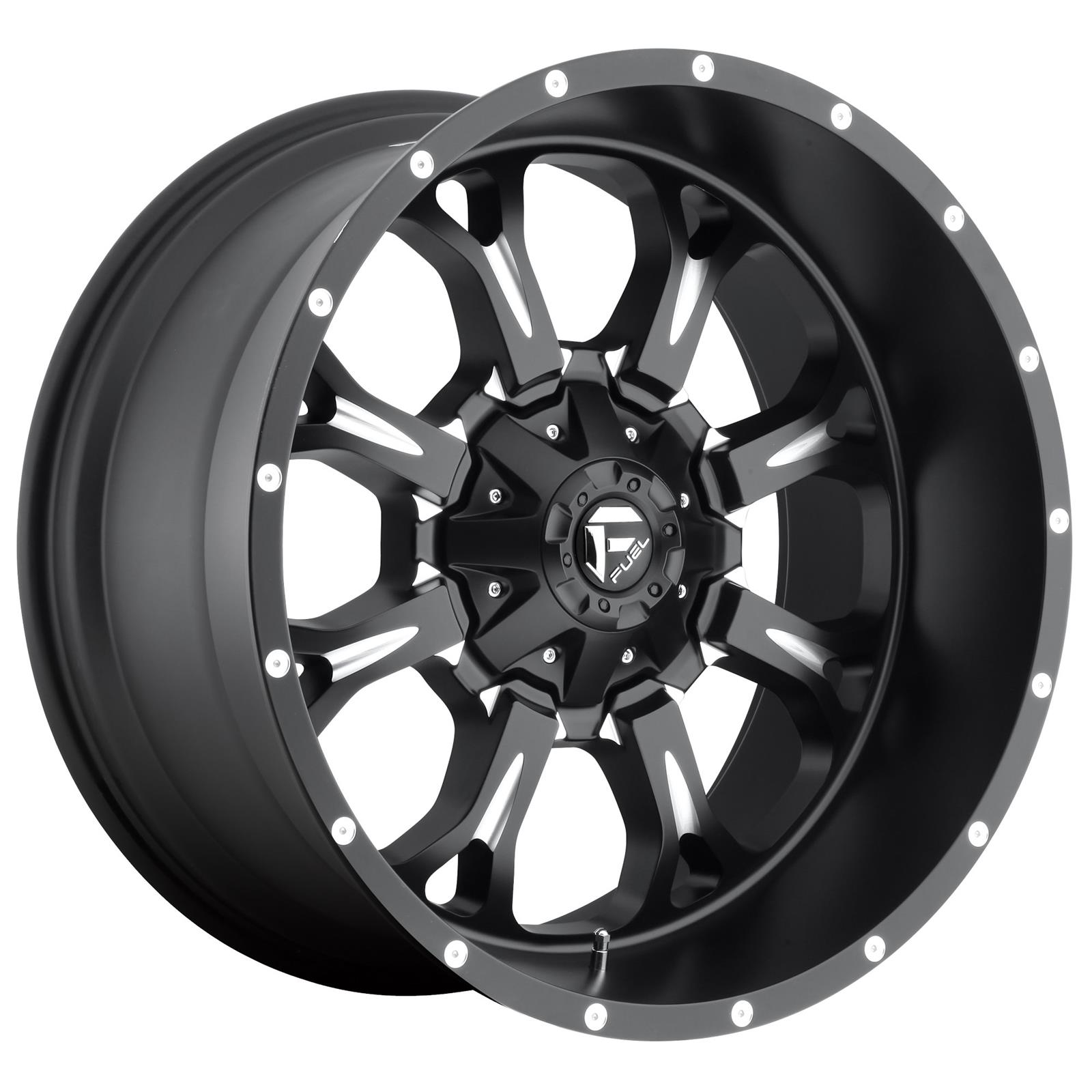 Fuel Offroad D51718908257 Black Wheel with Painted (18 x 9. inches /8 x 165 mm, 20 mm Offset)