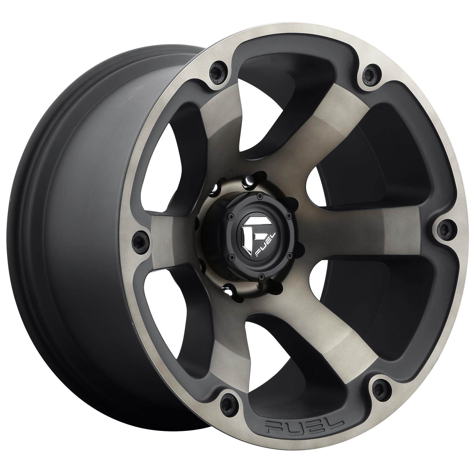 Fuel Offroad D56418908345 Black Wheel (18 x 9. inches /6 x 139 mm, -12 mm Offset)